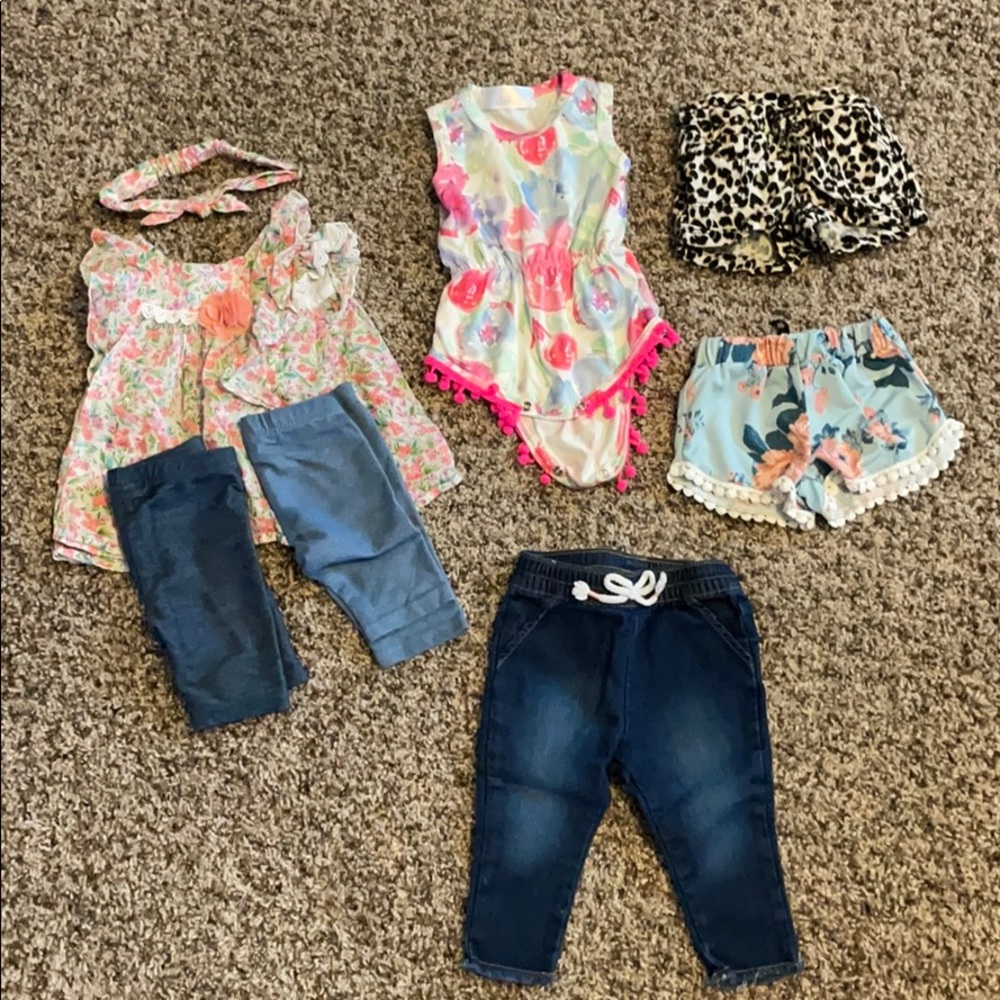 Infant girl clothes bundle 3-6 months